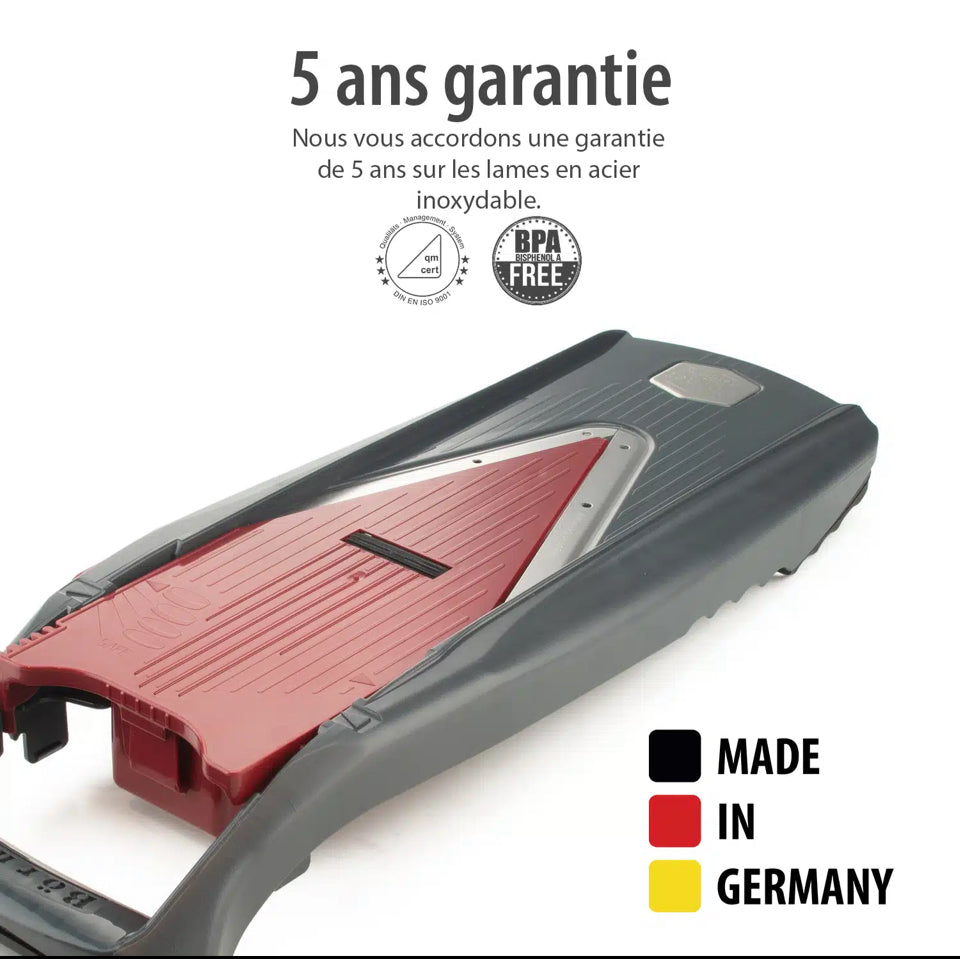 Set Professionnel mandoline Vital Börner + Le saladier avec passoire OFFERT