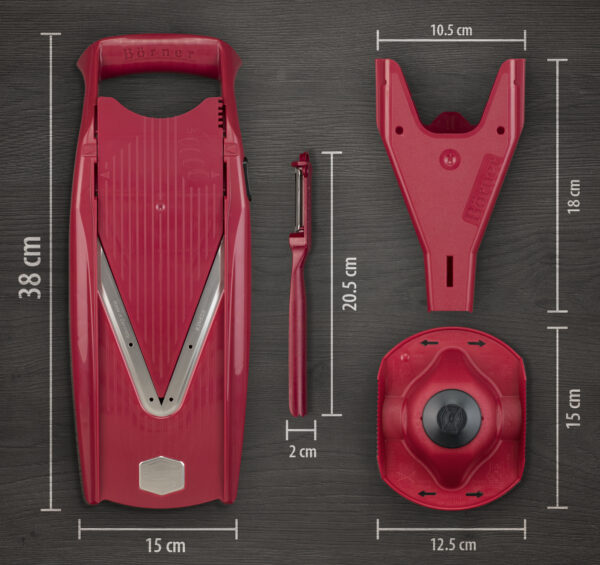 Mandoline Vital Börner + Le saladier avec passoire OFFERT – Image 2