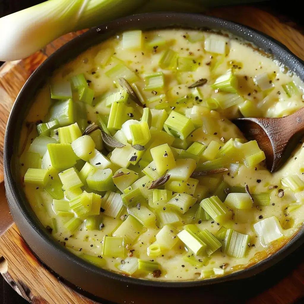 Fondue de poireaux